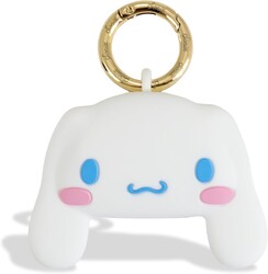 Sonix x Sanrio Silicone Protective Cover Compatible with Apple AirTag - with Attachment Loop and Carabiner Keyring | Cinnamoroll