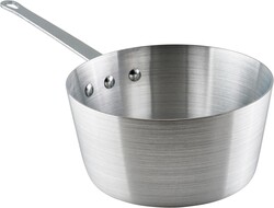 Winco Heavy-Duty Aluminum Tapered Sauce Pan, 3mm, 3.75 Quart