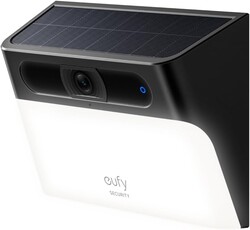 eufy Security Solar Wall Light Cam S120, Solar Security Cameras Wireless Outdoor, Built-in 8GB Storage, Forever Power, Motion Activated Light, AI Detection, IP65 Waterproof, Spotlight, No Monthly Fee