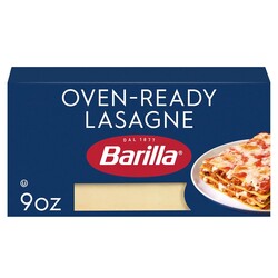 Barilla Oven Ready Lasagna Pasta