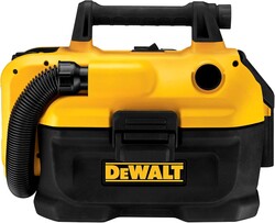DEWALT 20V MAX Cordless Shop Vac, Wet Dry Vacuum Cleaner, Portable 2 Gallon Wet Dry Vac, Strong Suction Shop Vacuum with Hepa Filter, Tool Only (DCV580H)