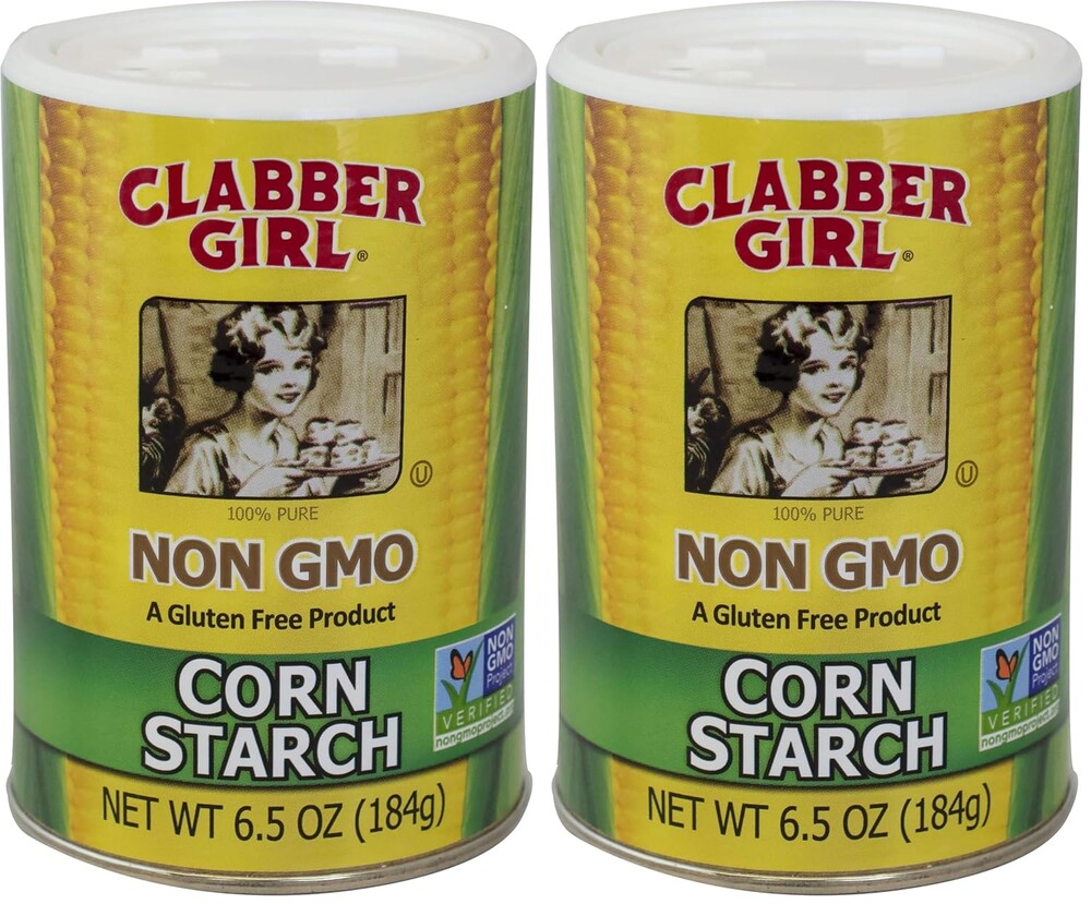 Clabber Girl Non-GMO Corn Starch, Gluten Free, 6.5 Ounce (Pack of 2)
