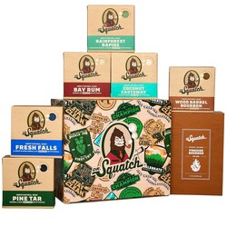 Dr. Squatch Men’s Soap & Cologne Bundle - Birthday Gifts for Men - Bar Soap, Men's Cologne - Gifts for Men (6 Soap, 1 Cologne)