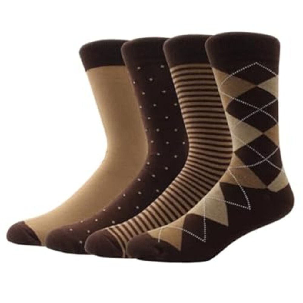 BLBJYPZX Mens Black Dress Socks 10-13, Work Crew Cotton thick tall wide Calf Long Socks Size 9-12 13-15