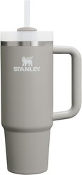 STANLEY Quencher H2.0 Tumbler with Handle and Straw 30 oz | Flowstate 3-Position Lid | Cup Holder Compatible for Travel | Insulated Stainless Steel Cup | BPA-Free | Ash