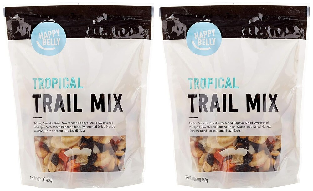 Happy Belly Tropical Trail Mix, 1 pound (Pack of 2)