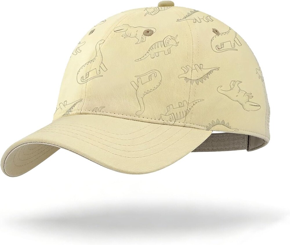 LiuSuper Toddler Baseball Cap Kids Sun Hat Dinosaur Pattern Print Cotton Baby Hats Boy Girl Age 1-8t