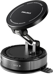 Magnetic Phone Holder for Car, Vacuum Suction Cup Magsafe Car Phone Mount with Strong Magnet 360° Rotatable Phone Holder for iPhone 15/14/13 Pro Max,Dashboard/Windshield Mount