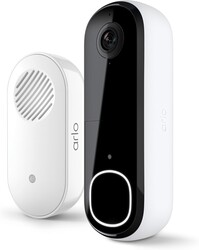 Arlo Video Doorbell 2K + Chime 2 (2nd Gen, Latest Release), Wireless or Wired Option, 2-Way Audio, Night Vision, Head to Toe View, Package Detection, Person & Vehicle Recognition, 1-Month Secure Plan