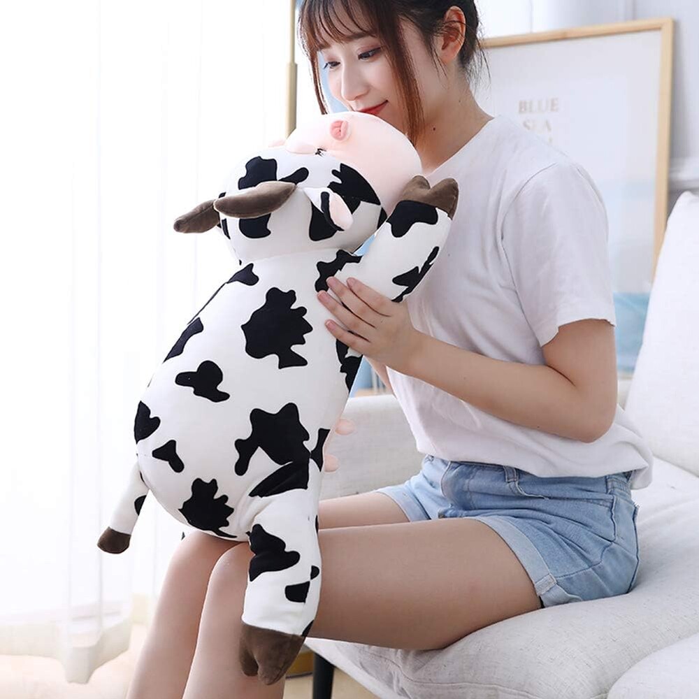 Cow Pillow, Cow Stuffed Animals Plush Toys Gifts for Kids, 23.6"