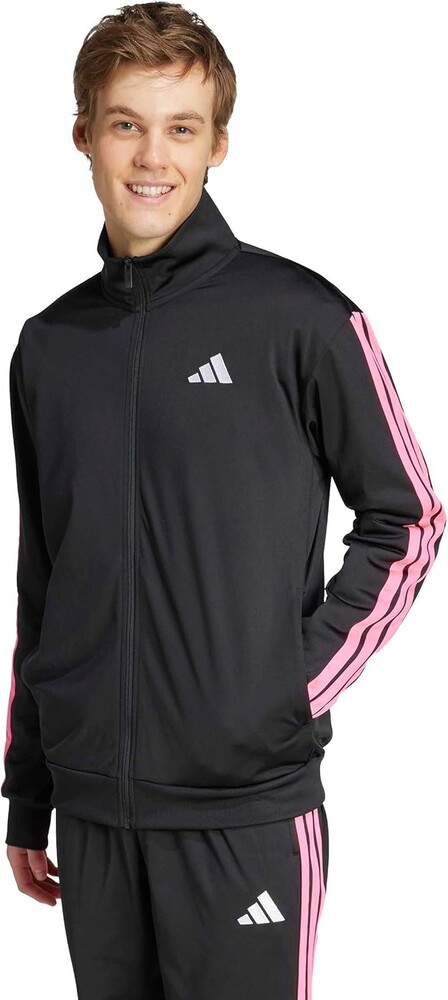 adidas Men's Essentials Warm-up 3-stripes Track Top