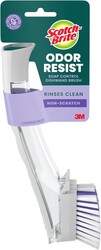 Scotch-Brite Odor Resist Soap Control Dishwand Brush, Non-Scratch Cleaning Brush with Scraper, Stands Upright, 1 Pack