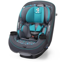 Disney Grow and Go Convertible Car Seat, Rear Facing 5-40 pounds, Forward Facing 30-65 pounds, Booster 40-100 lbs, Convert from Infant to Toddler, Mickey Sprinkle