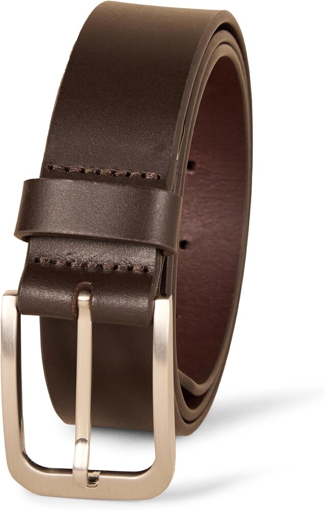 Amazon Essentials Men's Classic Jean Genuine Leather Belt