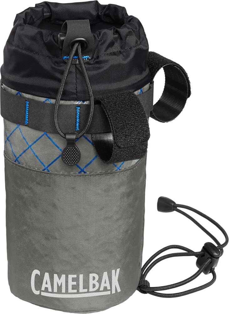 CamelBak M.U.L.E. Stem Pack, On Bike Storage with Secure Attachment, Easy Access Design, Fits Podium Bike Bottle, Wolf Grey
