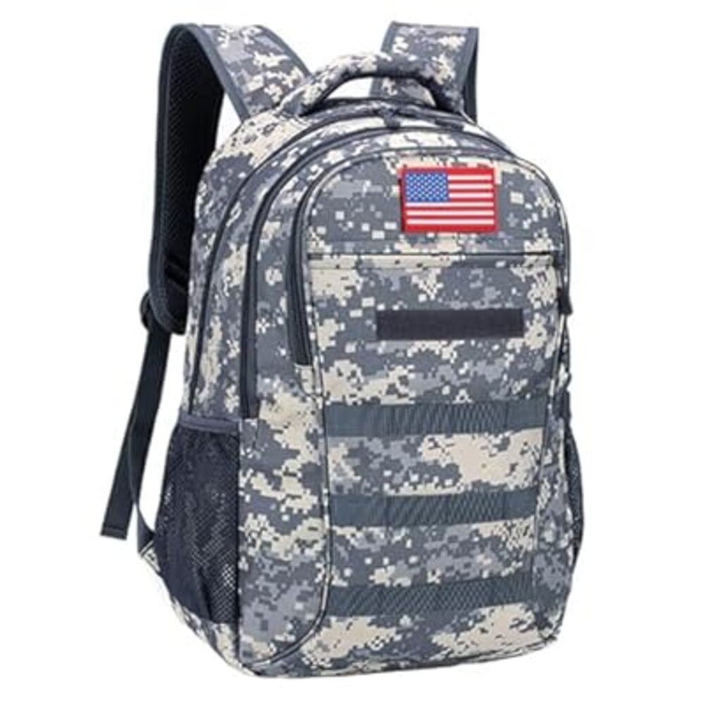 4land Camo Backpack for Boys,Army Boys Backpacks for Elementary Middle School Military,Camouflage Bookbag 40L