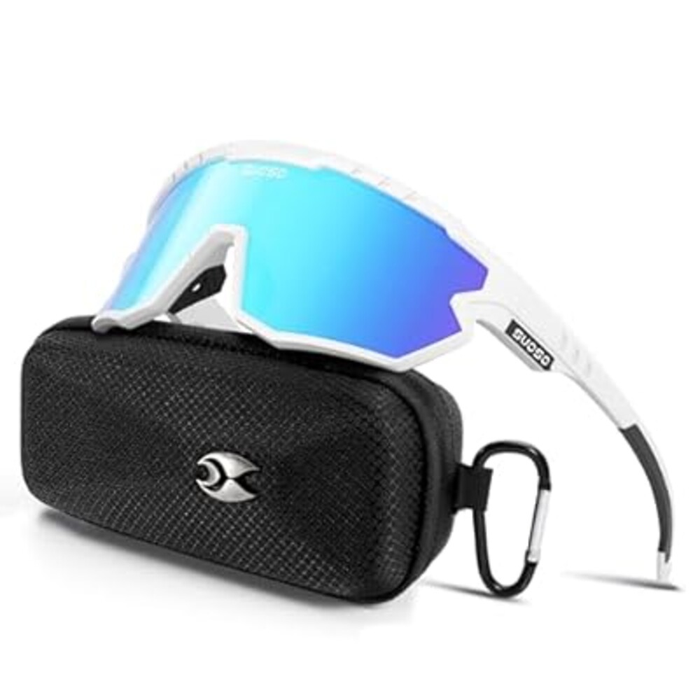 suoso Polarized Sports Sunglasses-Men-Women Cycling-Sunglasses: Running Sun Lightweight Sun Glasses UV Protection Fishing