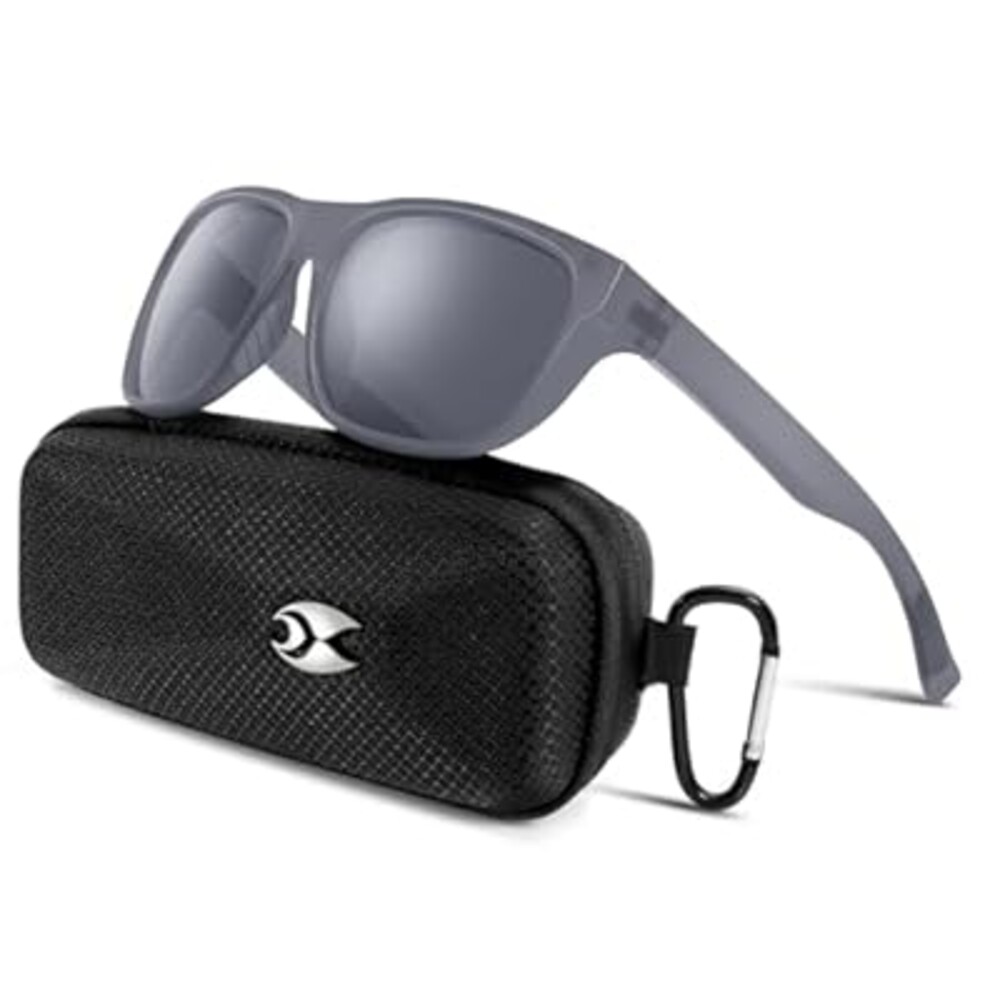 Occhsouo Polarized Sunglasses for Men Lightweight UV400 Protection Sun Glasses for Women TR90 Sunglasses for Fishing Driving