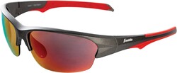 Franklin Sports Pickleball Sunglasses - All Sport UV Glasses for Tennis, Pickleball, Cycling, Rowing + More - Athletic Shades with Headband + Carry Bag, Red