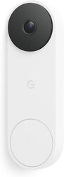 Google Nest Doorbell (Wired, 3rd Gen) - 2K Video and Gemini, Live View, Night Vision, 2-Way Audio - Works with Google Home - 2025 Model - Snow
