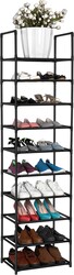 FIDUCIAL HOME 10 Tiers Shoe Rack 20-25 Pairs Sturdy Shoe Shelf