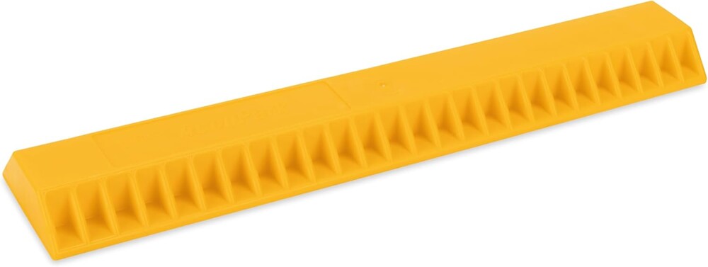 Camco AccuPark Vehicle Parking Aid | Features Heavy Duty High Visible Resin Design | Easy Installation with Adhesive Strips | Measures 18-3/8” x 3-3/4” x 1-1/3” | 1-Pack (44442)