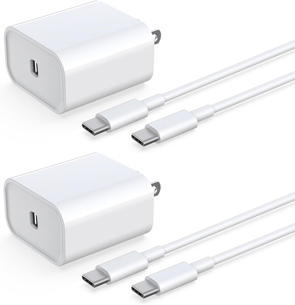 iPhone 17 16 15 Charger Fast Charging [2Pack] 33W Type-c Wall Charger Fast Charger Block with 6FT USB C to USB-C Cable for iPhone 17/17 Air/17 Pro Max/16/16 Plus/16 Pro Max/15 Pro Max/iPad Pro