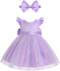 IDOPIP Toddler Baby Girls Tutu Dress Embroidery Strawberry Birthday Party Dresses Princess Pageant Bowknot Gown with Headwear