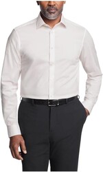 Calvin Klein Mens Dress Shirt Slim Fit Non Iron Stretch Print