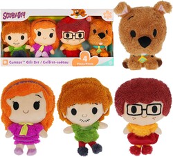 Kids Preferred Scooby-Doo 4 Piece Cuteeze Set - Scooby Doo, Shaggy, Velma, & Daphne Plush - for Baby and Toddler Boys & Girls - 6 Inches