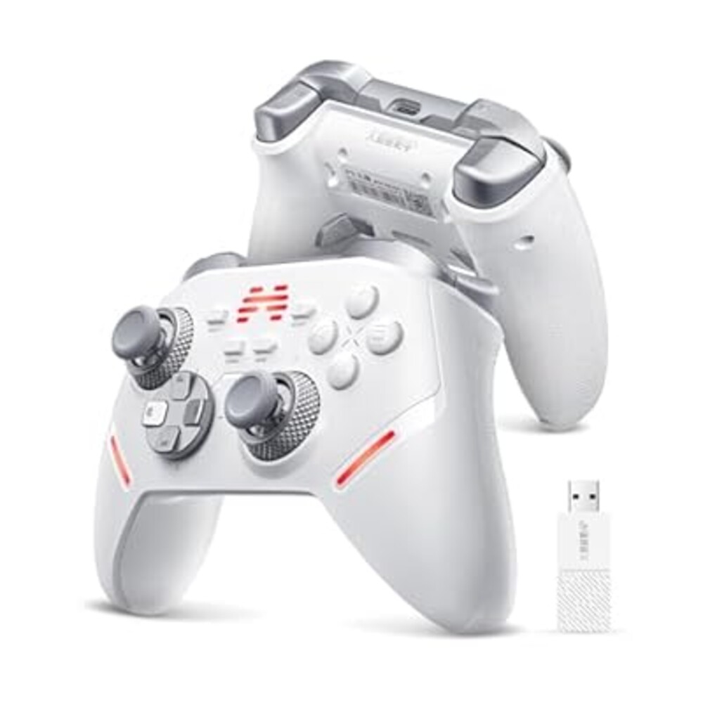 BEITONG KP40 Wireless Controller for PC, Switch/Switch 2, Android, TV, Steam Deck, Precision Adjustable TMR Joysticks, TMR Triggers, Optical Buttons Bluetooth & 2.4g Gamepad with 1000Hz Polling Rate