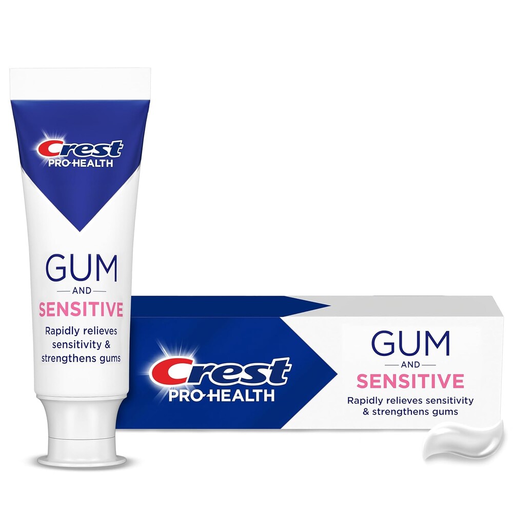 Crest Pro-Health Sensitive and Gum All Day Protection Toothpaste 4.8 oz- Anti cavity, Antibacterial Fluoride , Clinically Proven, Sensitivity