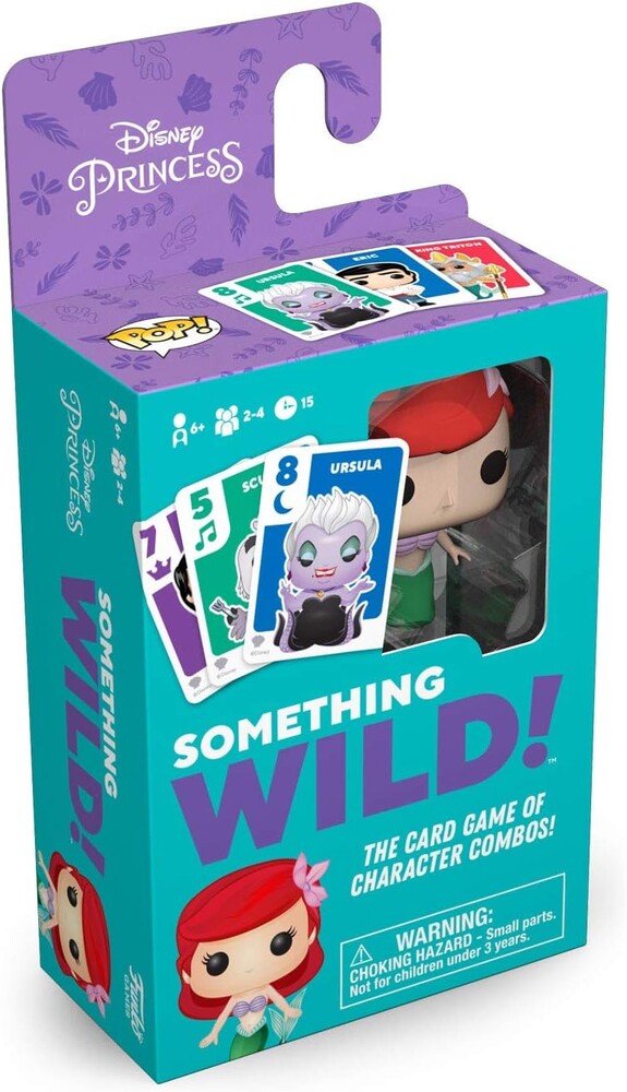 Funko Something Wild! Disney The Little Mermaid with Ariel Pocket Pop! Card Game for 2-4 Players Ages 6 and Up