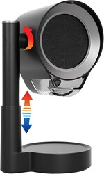 Portable Range Hood, Portable Kitchen Exhaust Fan with 3 Speeds, Desktop Range Hood with Telescoping Height, Low Noise, Large-Caliber Aluminum Filter &Oil Cup for Indoor BBQ/Hot Pot/RV