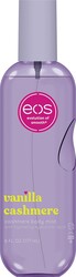 eos Cashmere Body Mist, Vanilla Cashmere, Soft Musk, Cozy Caramel, Hair Mist, Body Spray for Women Moisturizing, Hyaluronic Acid, Vanilla Body Spray, Vegan, Cruelty-free, 6 fl oz