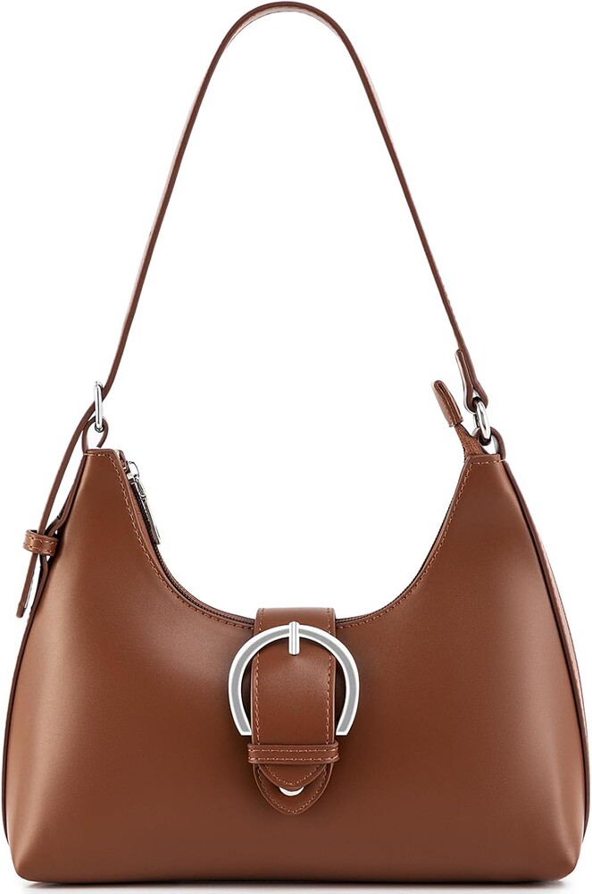 NIUEIMEE ZHOU Shoulder Bag for Women Retro Vegan Leather Tote HandBag Crossbody Bags Underarm Purses