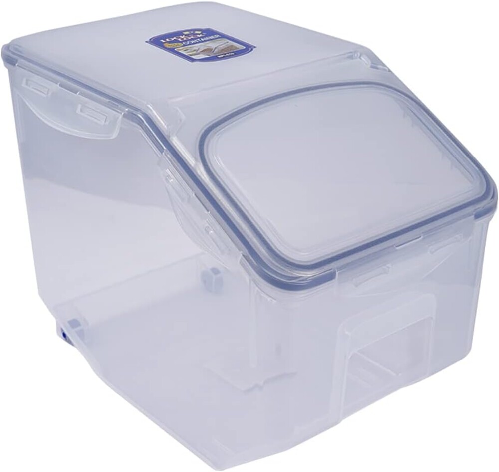 Lock & Lock Bulk Storage Bins Food Storage Container with Wheels (50.72-Cup)