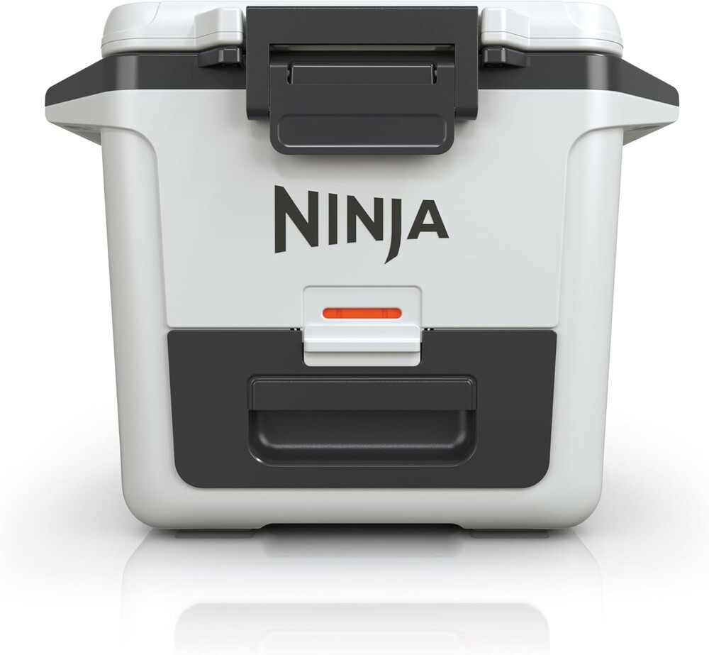 Ninja FB131WH FrostVault 30qt Hard Cooler with Dry Zone, Integrated Fridge-Temp Dry Storage Drawer, Premium Heavy-Duty Insulated Cooler, Keeps Ice for Days, Cloud White