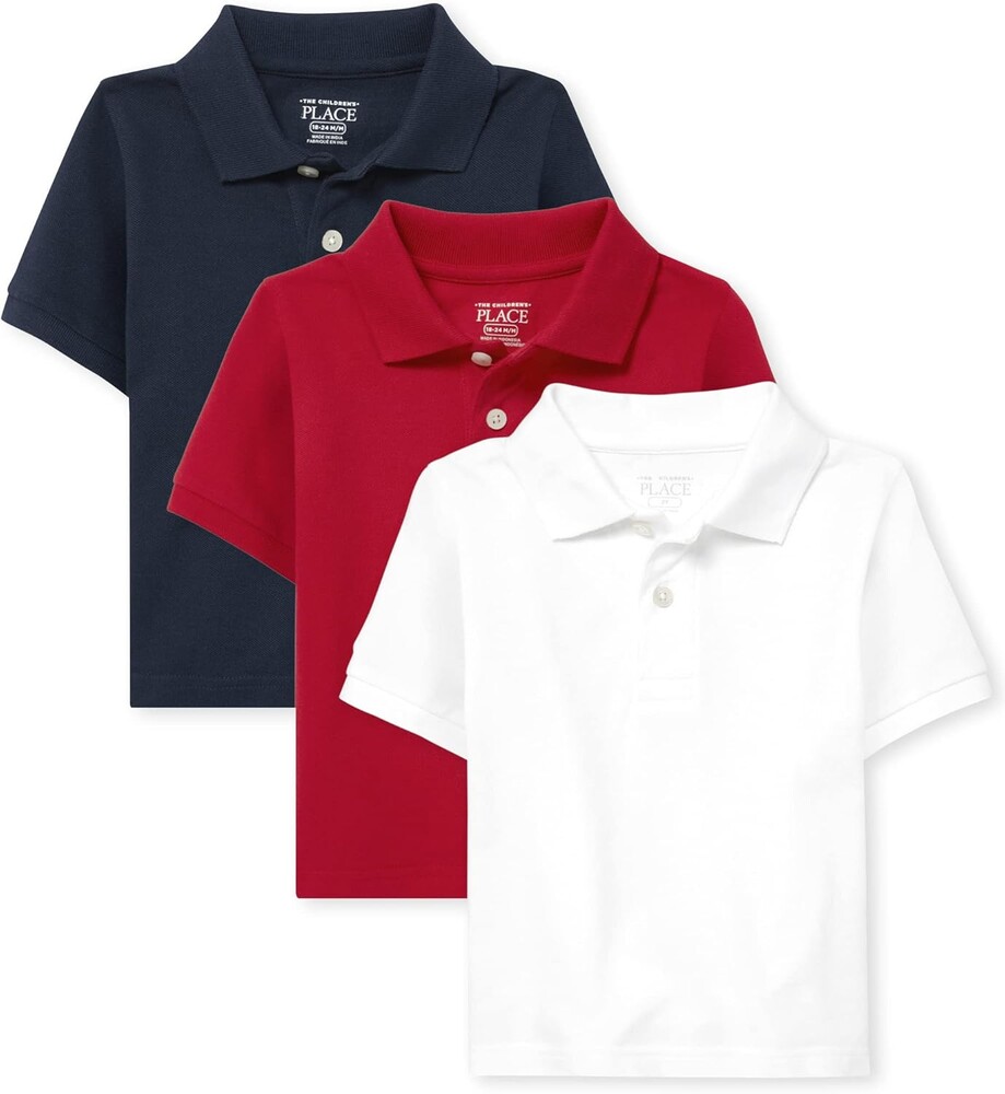 The Children's Place Baby and Toddler Boys Short Sleeve Polo Shirt