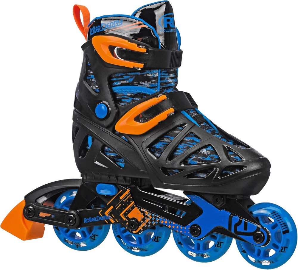Roller Derby Tracer Adjustable Inline Skates for Boys, Girls, Kids, Beginners