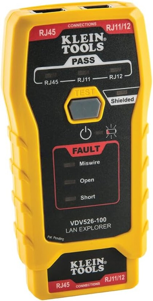 Klein Tools VDV526-100 Network LAN Cable Tester, VDV Tester, LAN Explorer with Remote