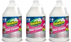 OdoBan Pet Solutions No Rinse Neutral pH Floor Cleaner Concentrate, Made in the USA, Splash O' Citrus Scent, 3 Gallons