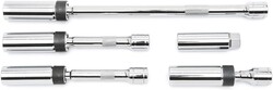 GEARWRENCH 5 Pc. 3/8" Drive 6 Pt. Magnetic Swivel Spark Plug Socket Set, 80601 , Black