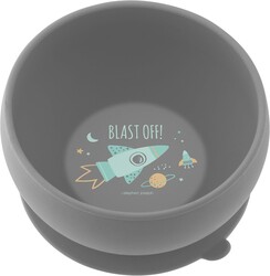 Stephen Joseph, Silicone Baby Bowls, Suction Bowl, Stay Put Suction Bowl, First Stage Self Feeding, Space