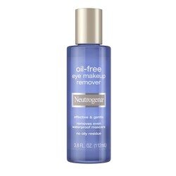 Neutrogena Gentle Oil-Free Eye Makeup Remover & Cleanser for Sensitive Eyes, Makeup Remover for Waterproof Mascara, Dermatologist & Ophthalmologist Tested, 3.8 fl. oz