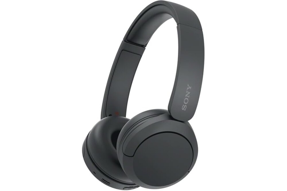Sony WH-CH520 Wireless Headphones Bluetooth On-Ear Headset with Microphone and up to 50 Hours Battery Life with Quick Charging, Black