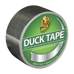Duck Brand Metallic Duct Tape 283713, Single Roll, 1.88 Inches x 15 Yards, Chrome