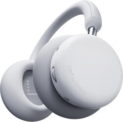 CMF by Nothing Headphone Pro Active Noise Canceling Wireless Headphones Bluetooth 5.4 Over The Ear Headset, 50H ANC Playtime, Bass&Treble Slider, Custom EQ&Spatial Audio, Hi-Res LDAC, Light Grey