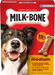 Milk-Bone Original Dog Treats Biscuits for Medium Dogs, 24 Ounces (Packaging May Vary)