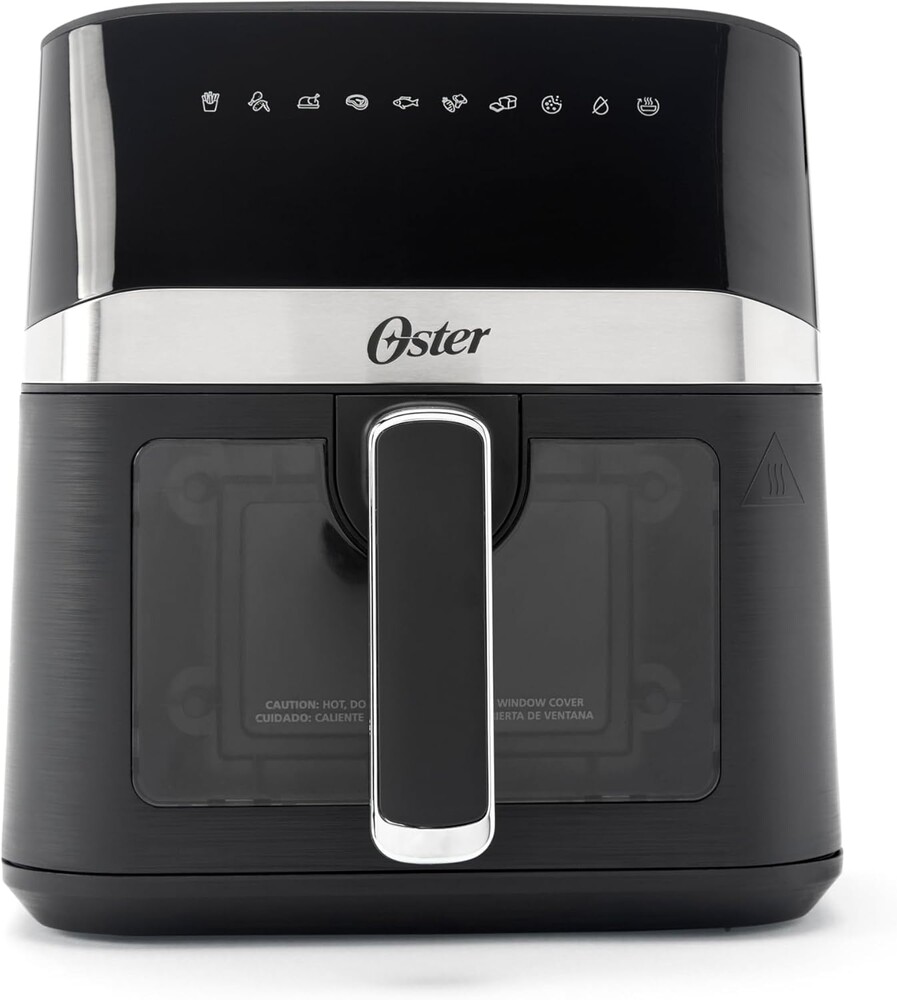 Oster Compact Air Fryer, 4-Quart Digital Airfryer with Window, Easy-to-Use Countertop Air Fryer